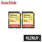 (Ori Sandisk Malaysia)  2x SanDisk 64GB Extreme UHS-I SDHC Memory Card (SanDisk Malaysia)  (SD Card)